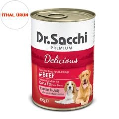 Dr.Sacchi Konserve Köpek Sığır Etli 400gr