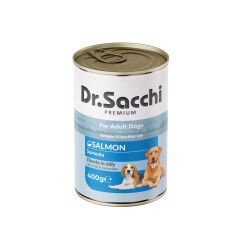 Dr.Sacchi Konserve Köpek Somonlu 400gr