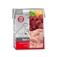 Platinum Sığır Etli ve Tavuklu Yaş Köpek Maması 185gr