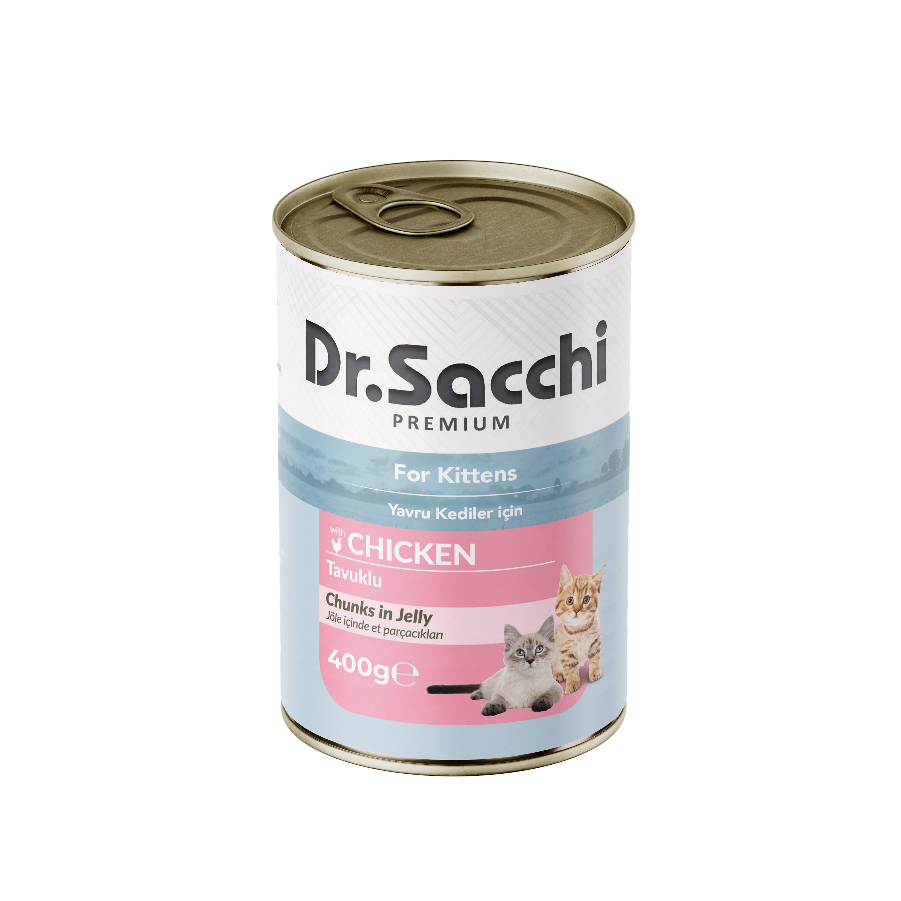 Dr.Sacchi Konserve Yavru Kedi Tavuk Etli 400gr