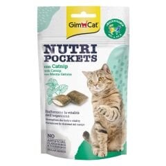 GimCat Nutripockets Kedi Ödülü Kedi Otu&Multivitamin 60Gr