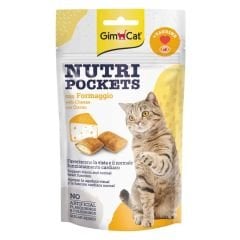 GimCat Nutripockets Kedi Ödülü Peynir Taurin 60Gr