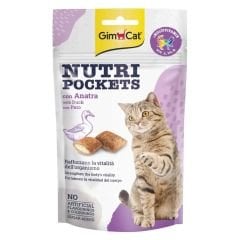 GimCat Nutripockets Ördekli Kedi Ödülü  60Gr