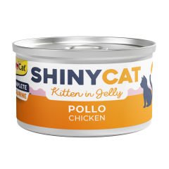 Shinycat Jelly (Jöle içinde) Kitten Chicken (Tavuk) Yavru kediler için Konserve Kedi Maması 70 gr