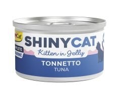 Shinycat Jelly (Jöle içinde) Kitten Tuna (Ton Balığı) Yavru kediler için Konserve Kedi Maması 70 gr