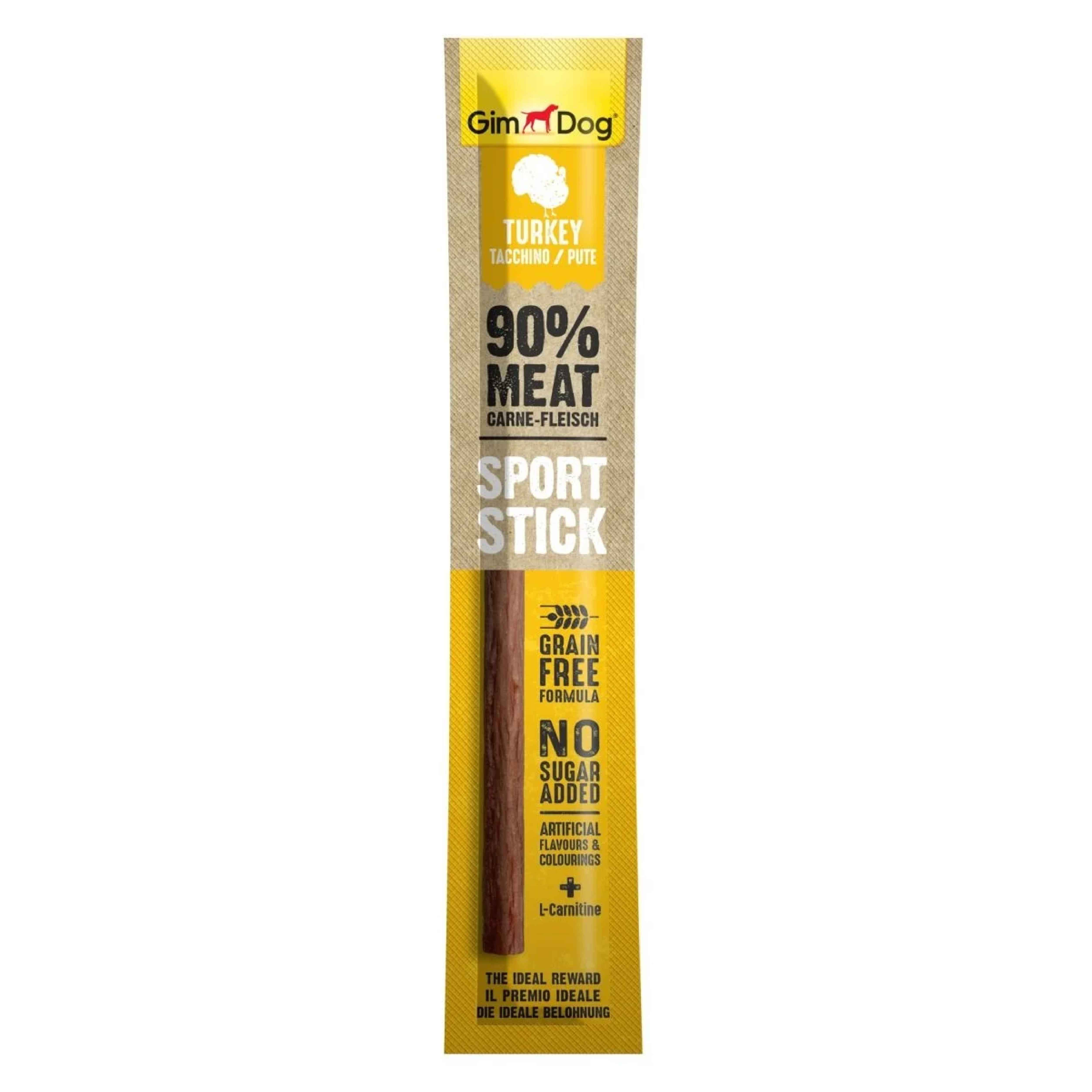 GimDog SportSticks Hindi Etli Tahılsız Köpek Ödül Çubuğu 12gr