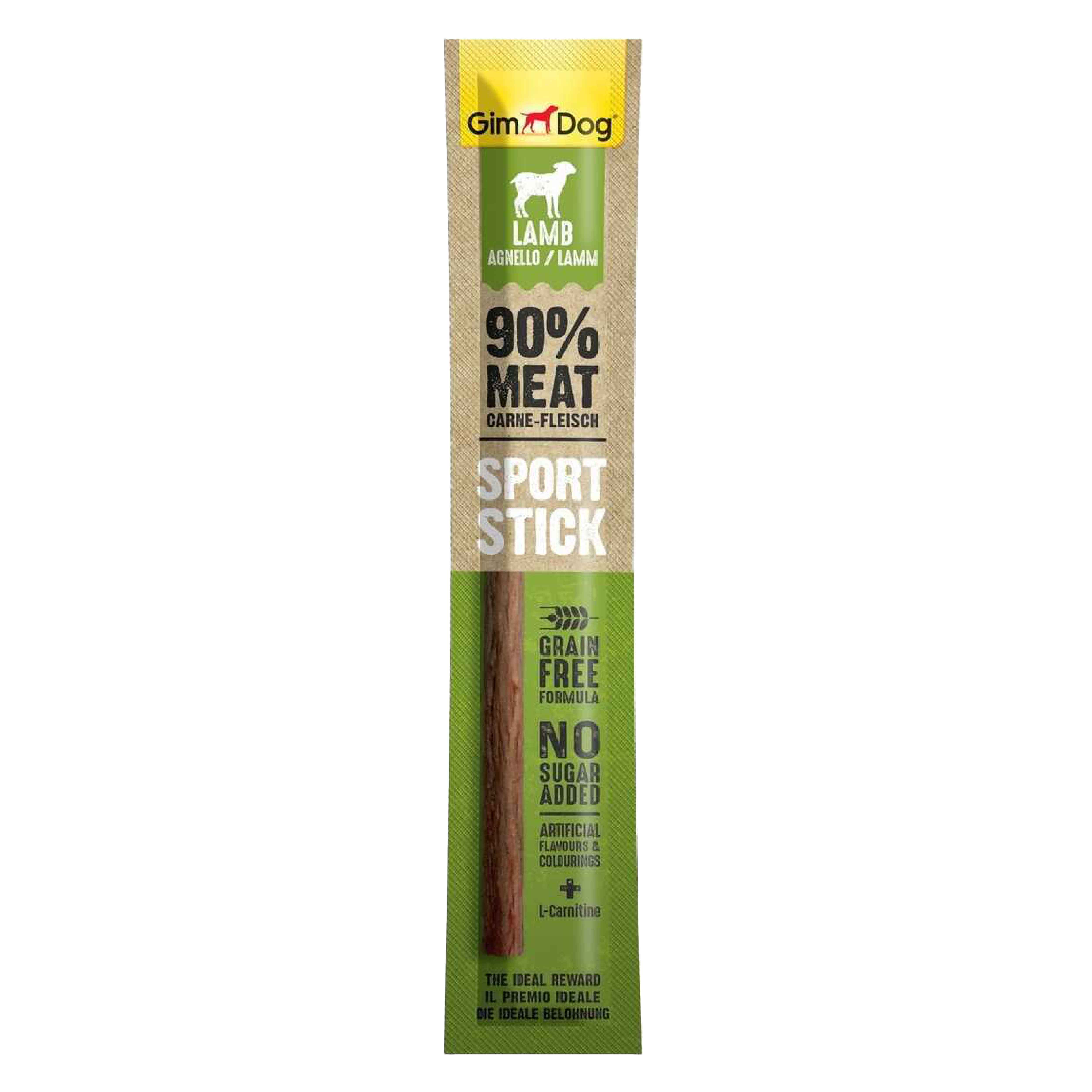 GimDog SportSticks Kuzu Etli Tahılsız Köpek Ödül Çubuğu 12gr