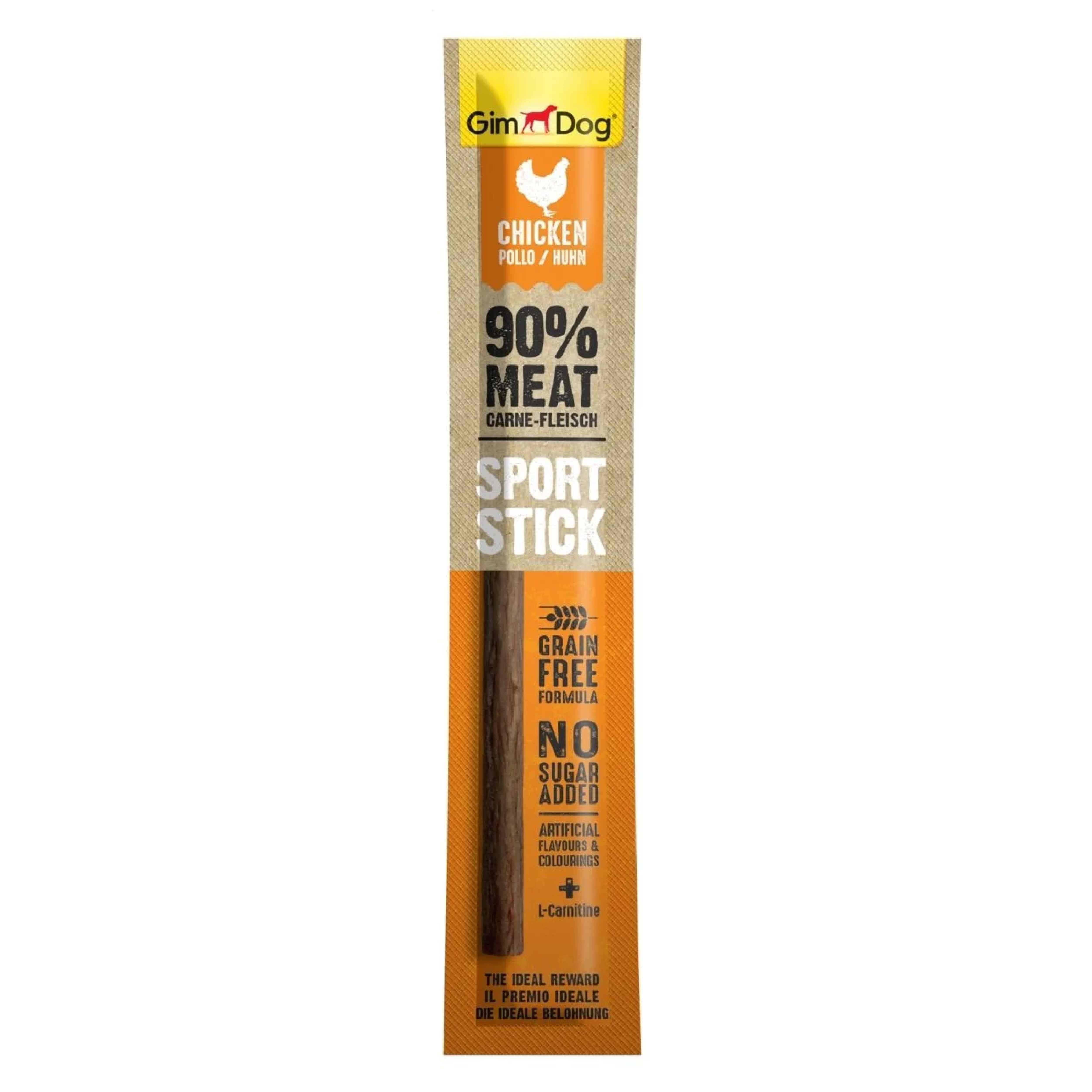 GimDog SportSticks Tavuk etli köpek ödül çubuğu 12gr-TAHILSIZ