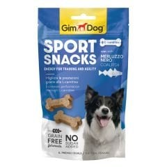 GimDog Sportsnacks Pollock - Kömür Balıklı Ödül Tableti 60 gr