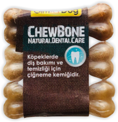 GimDog Mordimi Press kemik 3,5'' - 9cm - 3lü Naturel