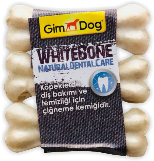 GimDog Mordimi Press Kemik 3.5'' 3lü White