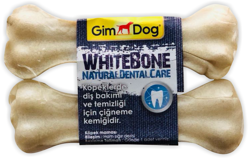 GimDog Mordimi Press Kemik 4.5'' 2li White