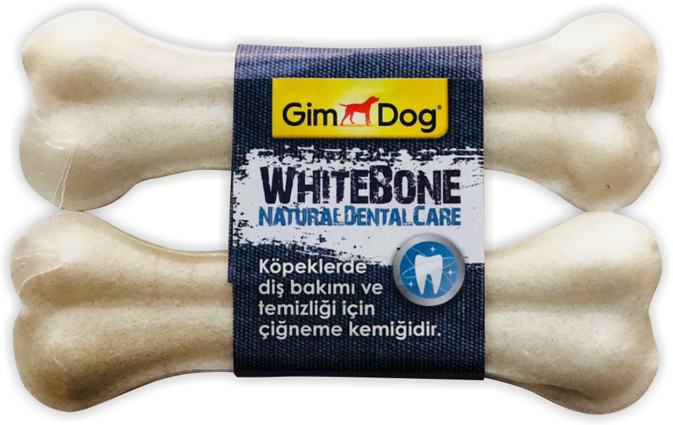 GimDog Mordimi Press Kemik 5.5'' 2li White