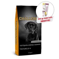 Challenge Tavuklu Yetişkin Köpek Maması 15 Kg + GimCat Malt Soft Extra 100 gr Hediyeli!