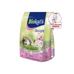 Biokat's Eco Light Fresh Cherry Blossom Pelet Kedi Kumu 5 lt (Ötv Dahil) + GimCat Malt Soft Extra 100 gr Hediye!