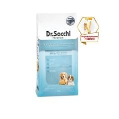Dr.Sacchi Düşük Tahıllı Sığır Etli ve Kuzu Etli Yavru Köpek Maması 12Kg + GimCat Multivitamin 100 gr hediyeli!