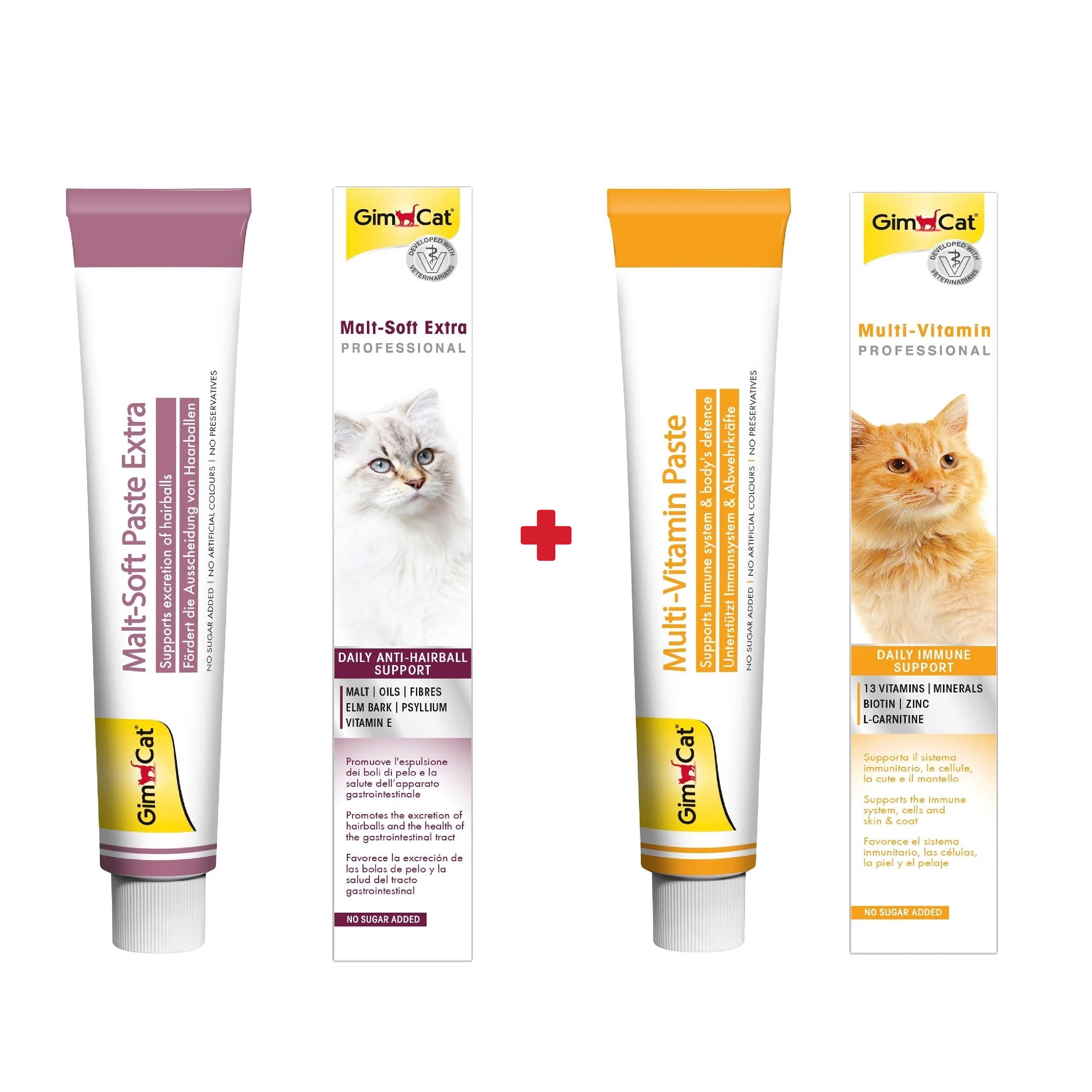 GimCat Malt Soft Extra 100 gr + GimCat Multivitamin 100 gr 2'li set ürün!