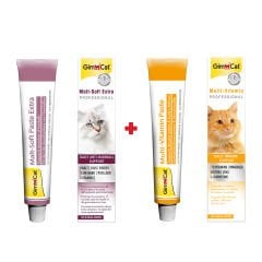 GimCat Malt Soft Extra 20 gr + GimCat Multivitamin 20 gr 2'li set ürün!
