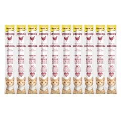 GimCat Sticks Kümes Hayvanı etli Ödül Çubukları 50 gr - 10lu