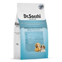 Dr.Sacchi Premium Düşük Tahıllı  Sığır Etli ve Kuzu Etli Düşük Tahıllı Yavru Köpek Mamas 1,5kg