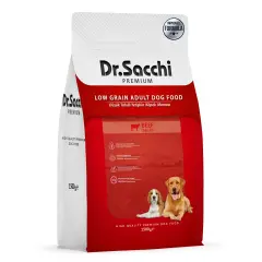 Dr.Sacchi  Premıum Düşük Tahıllı Sığır Etli Yetişkin Köpek Maması 1,5 Kg