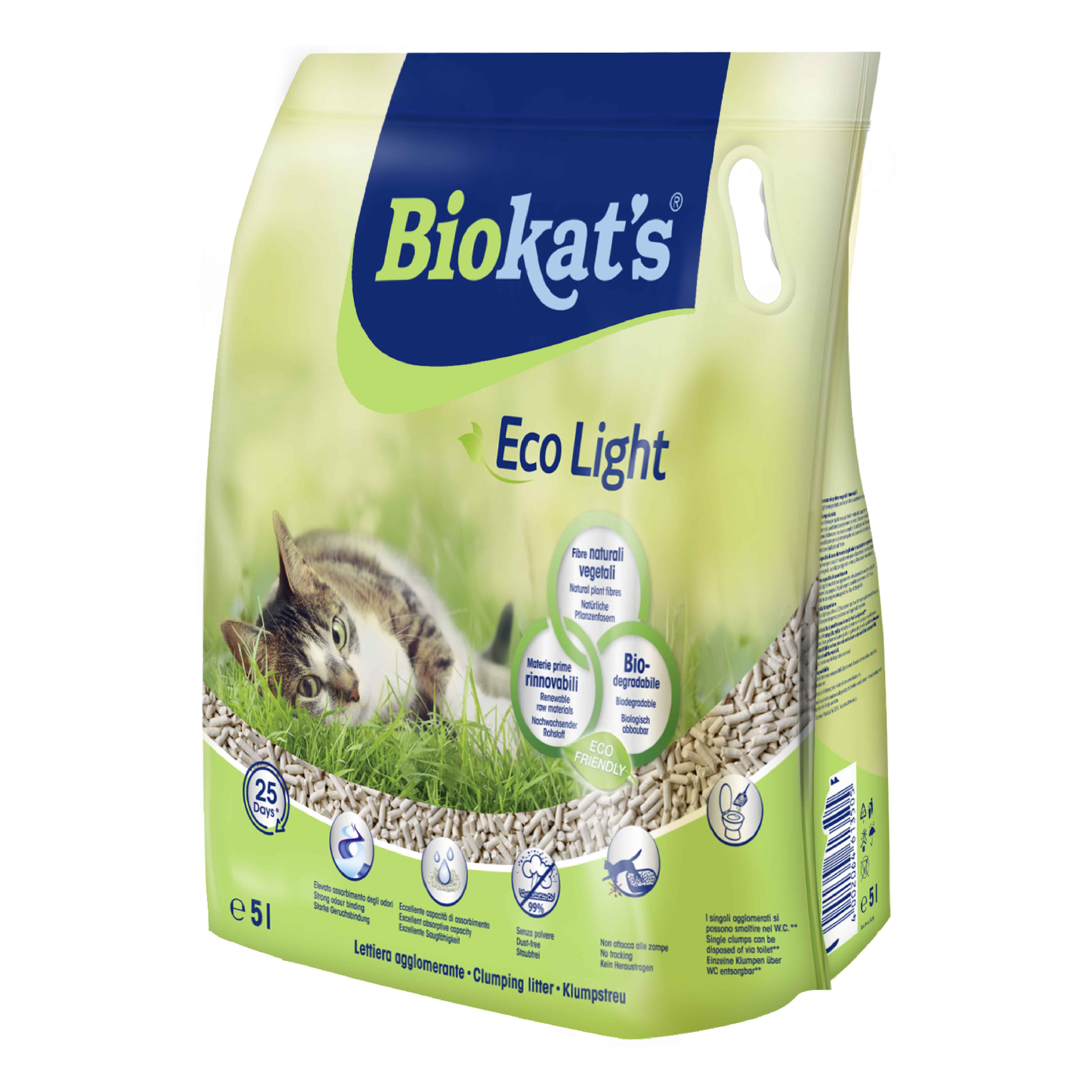 Biokat's Pelet Kedi Kumu Eco Light 5lt  (Ötv Dahil)